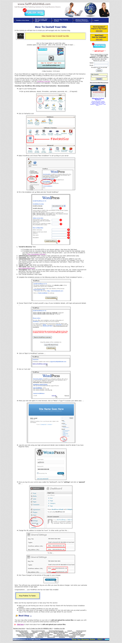 Step-By-Step WordPress Blog Installation